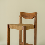 Paola Stool with backrest