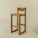 Paola Stool with backrest