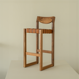 Paola Stool with backrest